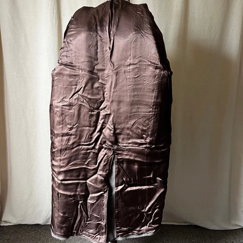 Vintage Taupe Gray Cashmere Blend Overcoat Men's‎ Size 44L Classic